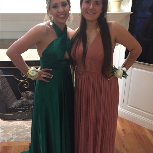 Sherri Hill Emerald Green Prom dress - Picture 5 of 6